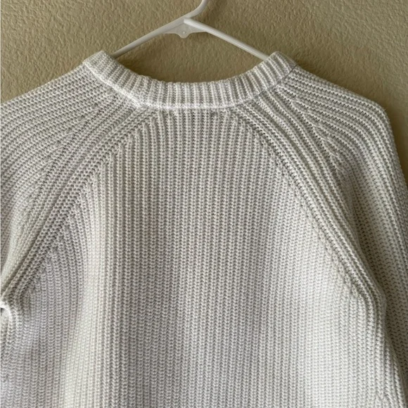 Quince Cream Ribbed Knit Pullover - Picture 10 of 13